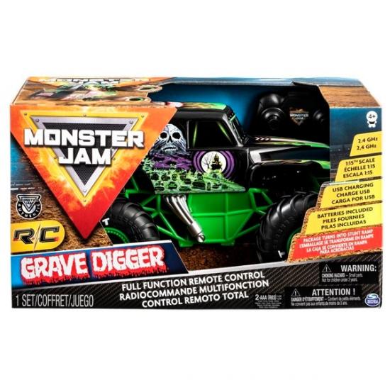 Op Afstand Bestuurbare Spinmaster Monster Jam Gravedigger Monstertruck