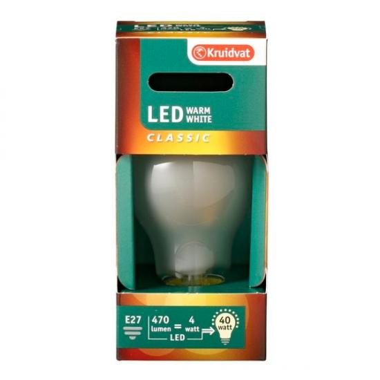 Kruidvat Frosted A60 4W Classic Led-Lamp