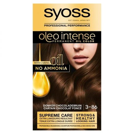 SYOSS Color Oleo Intense 3-86 Chocoladebruin Permanente Haarverf