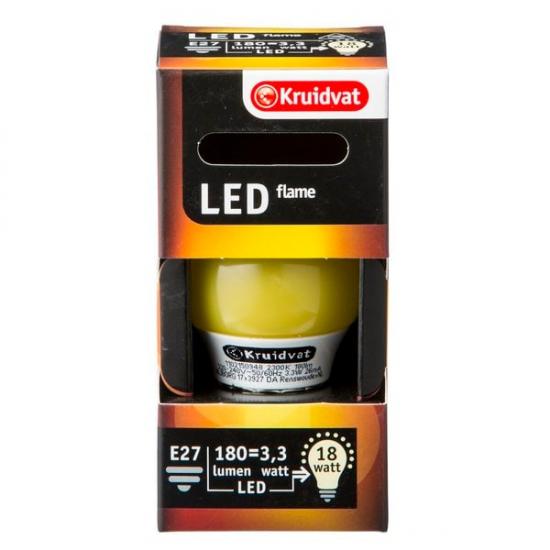 Kruidvat Niet-Dimbare P45 E27 3W 180LM Led-Lamp