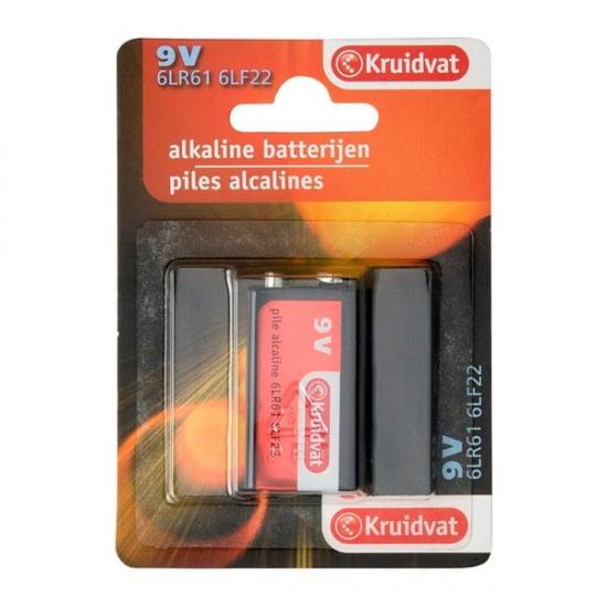 Kruidvat 9 Volt Alkaline Batterijen